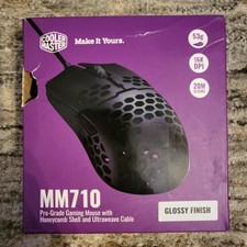 Cooler Master MM710 Mastermouse Light MM710KKOL2 Wired Gaming Mouse Glossy Black