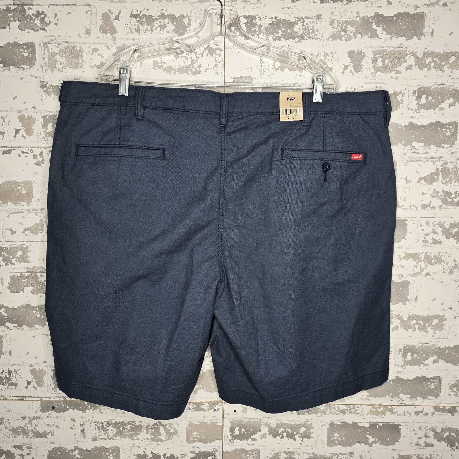 Levis Chino Shorts Mens Size 44 Steel Blue XX Chino Relaxed Fit 8" Inseam thumbnail 2