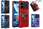 Tempered Glass / Robotic Kickstand Cover Phone Case For AT&T Propel 3 5G U656AA