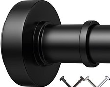 Shower Curtain Rods, 18-72 Inches, Never Rust, Never Slip,Adjustable Black