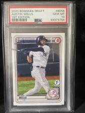 2020 Bowman Draft Austin Wells 1st Edition PSA 10