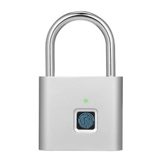 Fingerprint Padlock, USB Charging Waterproof Mini Smart Security Lock with No...