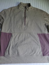 Pact Sweatshirt Large Organic Cotton 1/4 Zip Pullover Performance Casual