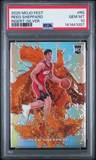 2025 PANINI MOJO FEST INSERT #RS REED SHEPPARD  SILVER /25 PSA 10 GEM (RC) Pop 1
