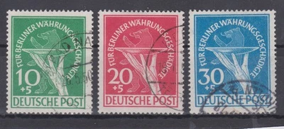 Berlin Nr. 68-70 gestempelt, tief-geprüft BPP Schlegel, Währung 2 - Bild 1 von 2