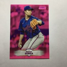 2025 Stadium Club Topps #144 Kodai Senga Pink Foil Parallel Card New York Mets🔥