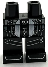 Lego New Minifigures Hips Legs Armor Skirt Black Straps Pieces