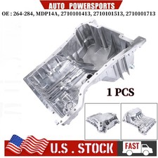 Engine Oil Pan w/ Drain Plug for Mercedes-Benz W204 W205 C204 R172 C250 SLK250