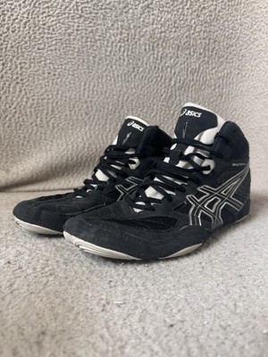 ASICS Snapdown Wrestling Shoes Mens Size 12.5 Black Lightweight Training