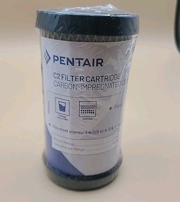 Pentair Pentek 155022 C2 Activated Carbon Water Filter Cartridge 5''  5 Micron