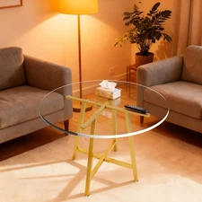 Stable Gold Table Base Modern Table Base Free Standing 100lbs Max. Load USA