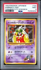 Pokemon Sabrina's Jynx Yamabuki City Gym Deck 124 Japanese PSA 9 Mint