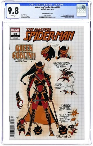 Amazing Spider-Man #88D Gleason Design 1:10 Variant CGC 9.8 2022 4031281004