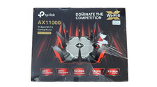 TP-LINK Archer AX11000 Tri-Band Wi-Fi 6 Gaming Router - Black/Red