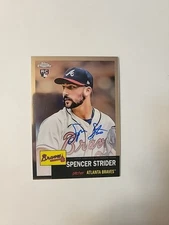 2022 Topps Chrome Platinum Baseball Spencer Strider Rookie Autograph SD4318