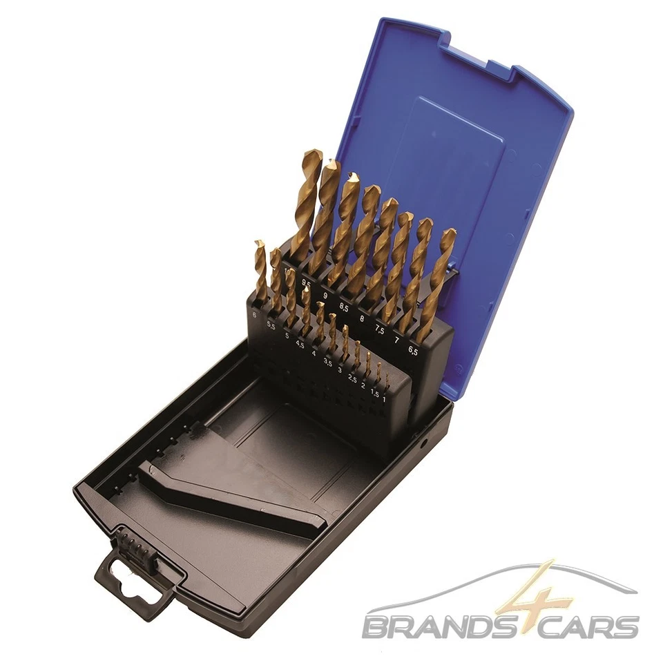BGS 2013 SPIRALBOHRERSATZ HSS METALL BOHRER SET BOHRERSATZ SPIRAL BOHRER 19-TLG - Bild 1 von 1