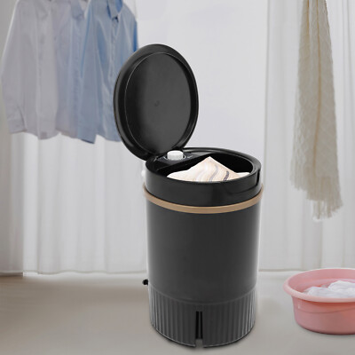 #ad 4.5L Portable Mini Washing Machine Semi Automatic Washer With Drainage Basket $70.55