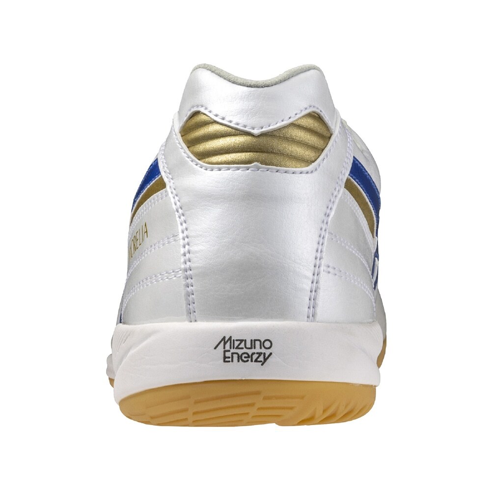 Mizuno MORELIA SALA JAPAN IN ホワイト/ブルー MIZUNO Futsal Shoes MORELIA SALA JAPAN IN Q1GA2411 25 Super