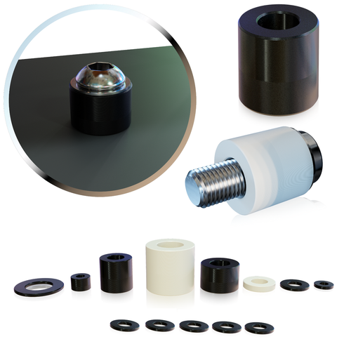 5x Distanzhülse M3 - M16 Hülsen Abstandshalter Distanzstücke Unterlegscheiben - Bild 1 von 15