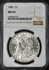 1883 Morgan Silver Dollar - NGC MS64 Toned - ✪COINGIANTS✪