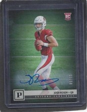 JOSH ROSEN 2018 PANINI CARDINALS ROOKIE AUTO RC #D 9/60