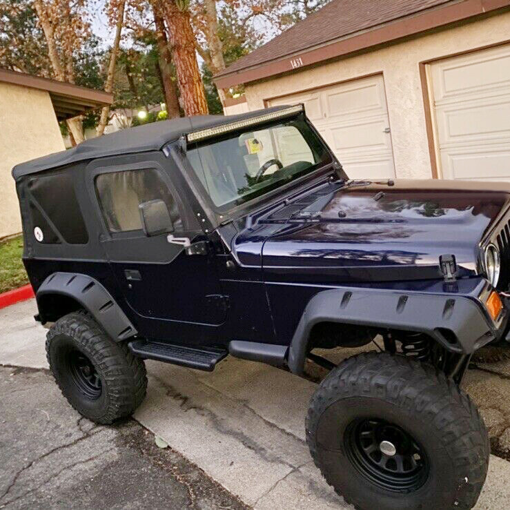 Fits 97-06 Jeep Wrangler TJ 7 Extended Fender Flares 6 PC