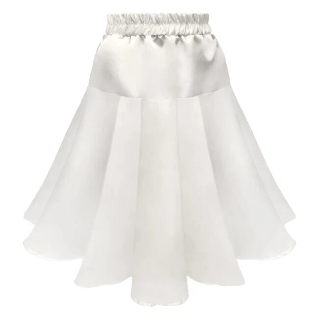 Pettiskirt faldas y faldas short blanco para Niñas