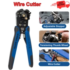 Self-Adjusting Heavy Duty Wire Stripper for 10-20 AWG Solid & 12-22 AWG Stranded