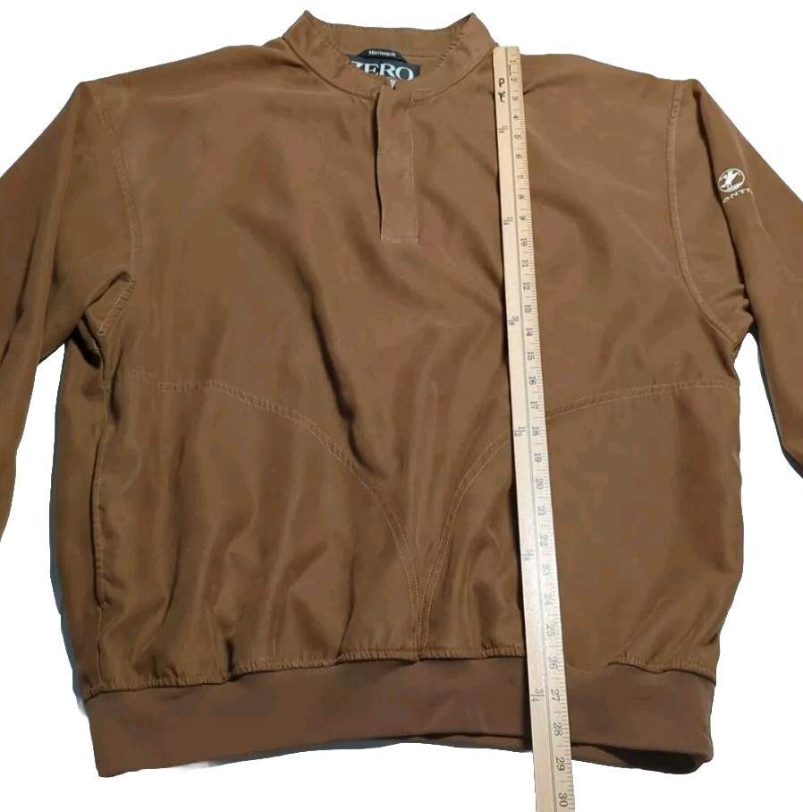 Zero Restriction Microsuede Pullover Brown Men's … - image 5