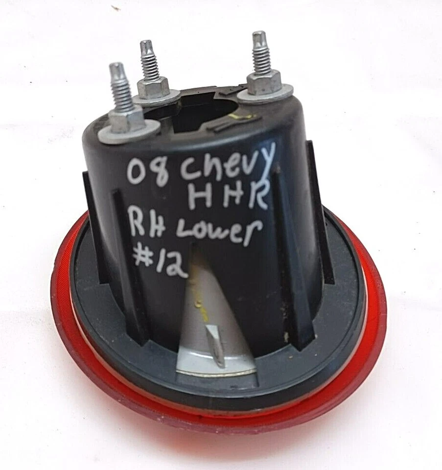 06-11 CHEVY HHR USADO LADO DEL PASAJERO DERECHO LUZ TRASERA INFERIOR REVERSA #12 16532494 Foto 4 de 4