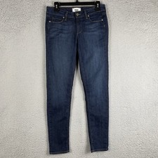 Paige Peg Skinny Jeans Womens 27 Dark Wash Denim Mid Rise Made In USA 30x27.5