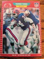 1989 Pro Set #32 Thurman Thomas RC - Buffalo Bills Football Card {NM-MT}