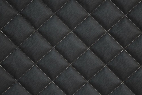 Cuero Artificial PVC Coche Laminado Acolchado 5x5 Negro SAM191 10 Mueble Deco - Imagen 3 de 4