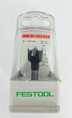 Festool 491071 HM-Beschlagbohrer Schaft 8 mm HW S8 D18mm