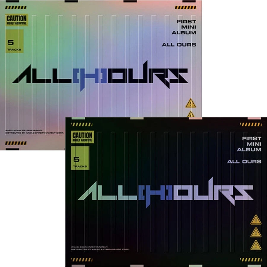 ALL(H)OURS [ALL OURS] 1st Mini Album CD+Photo Book+Paper+4 Card+