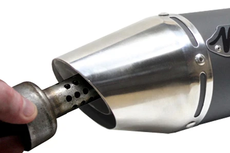 Kawasaki Ninja 250R 2008-2009-2010-2011-2012 Musarri Black slipon exhaust - Picture 4 of 4