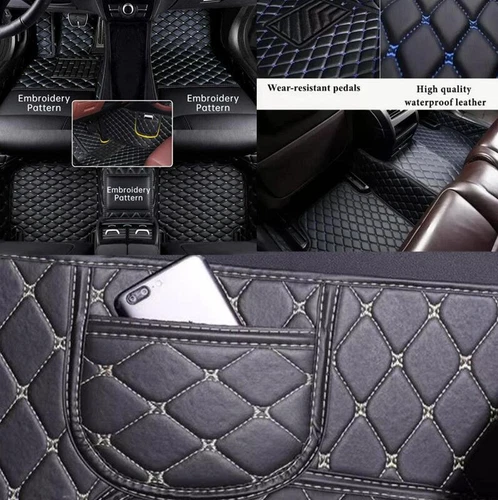 For Hummer H2 H3 H3T All Models Car Floor Mats Custom Waterproof Carpets Liner - Picture 8 of 37