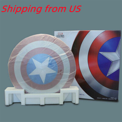 US NOW! Marvel Legends Captain America 75th Anniversary 1:1 Metal Shield In BOX