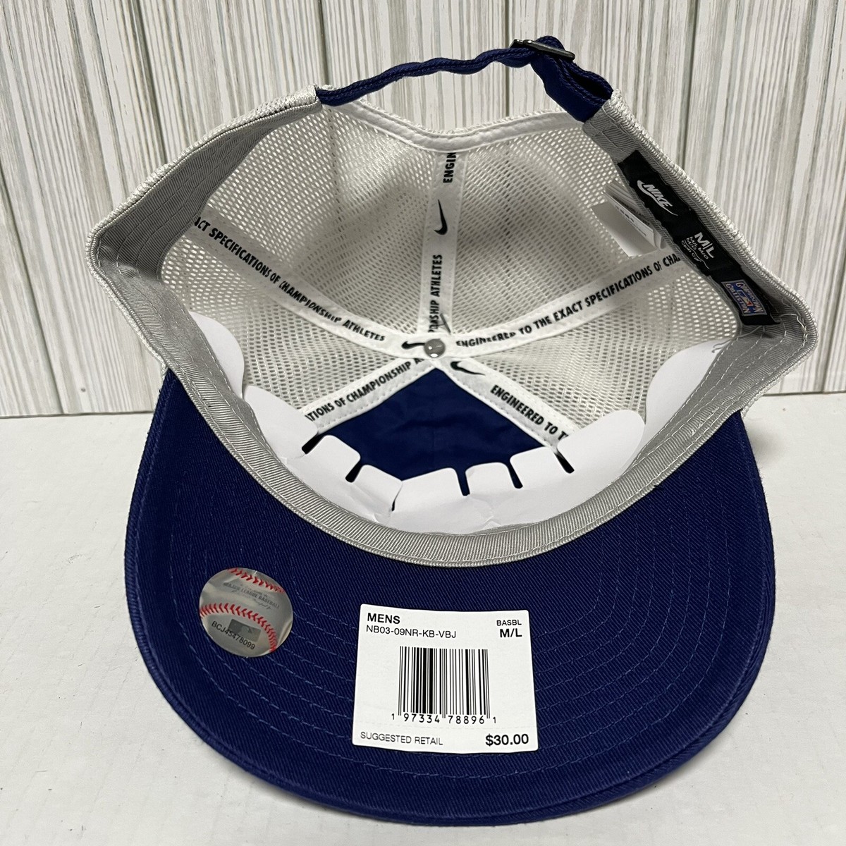 Brooklyn Dodgers Nike Hat Cap Strap Back Adjustable M/L