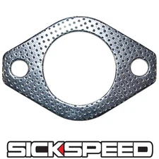 GRAPHITE ALUMINUM 2.25" 2 BOLT HIGH TEMPERATURE HEADER/MANIFOLD EXHAUST GASKET