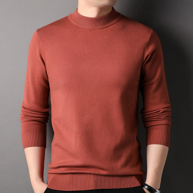 Mens shop half turtleneck