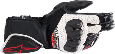 Alpinestars SP-8 V3 Air Motorradhandschuhe, schwarz-weiß-rot, Gr. L