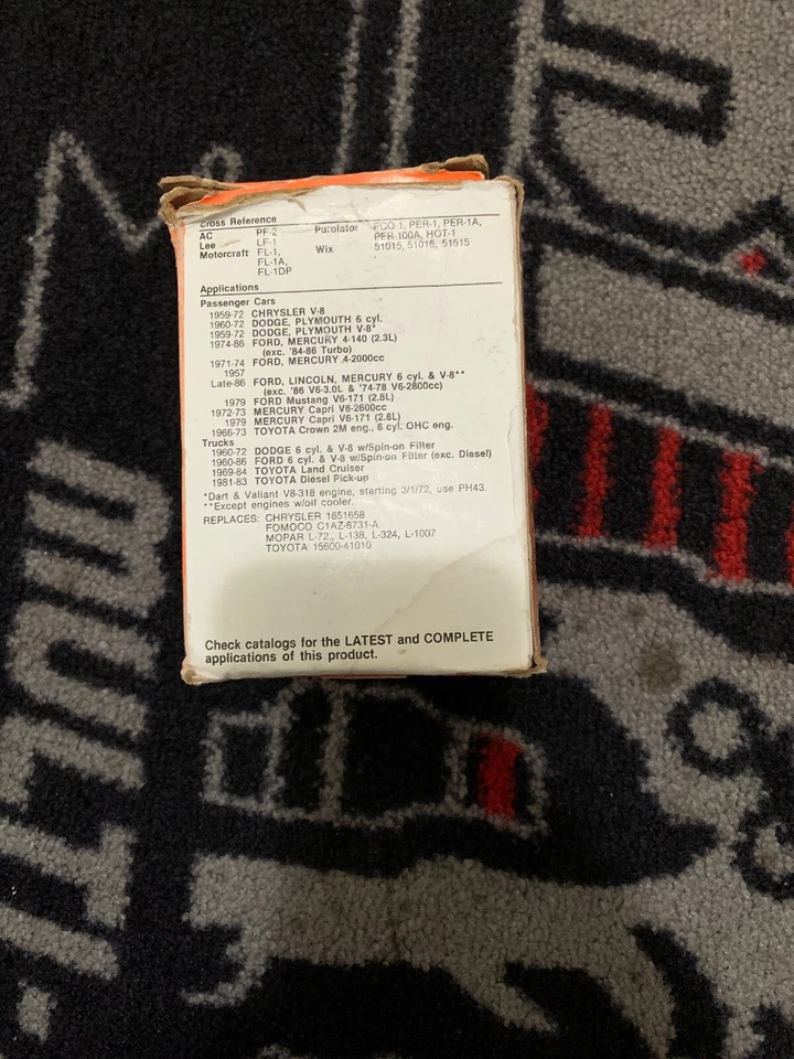 filtro aceite fram ph8a Foto 2 de 4