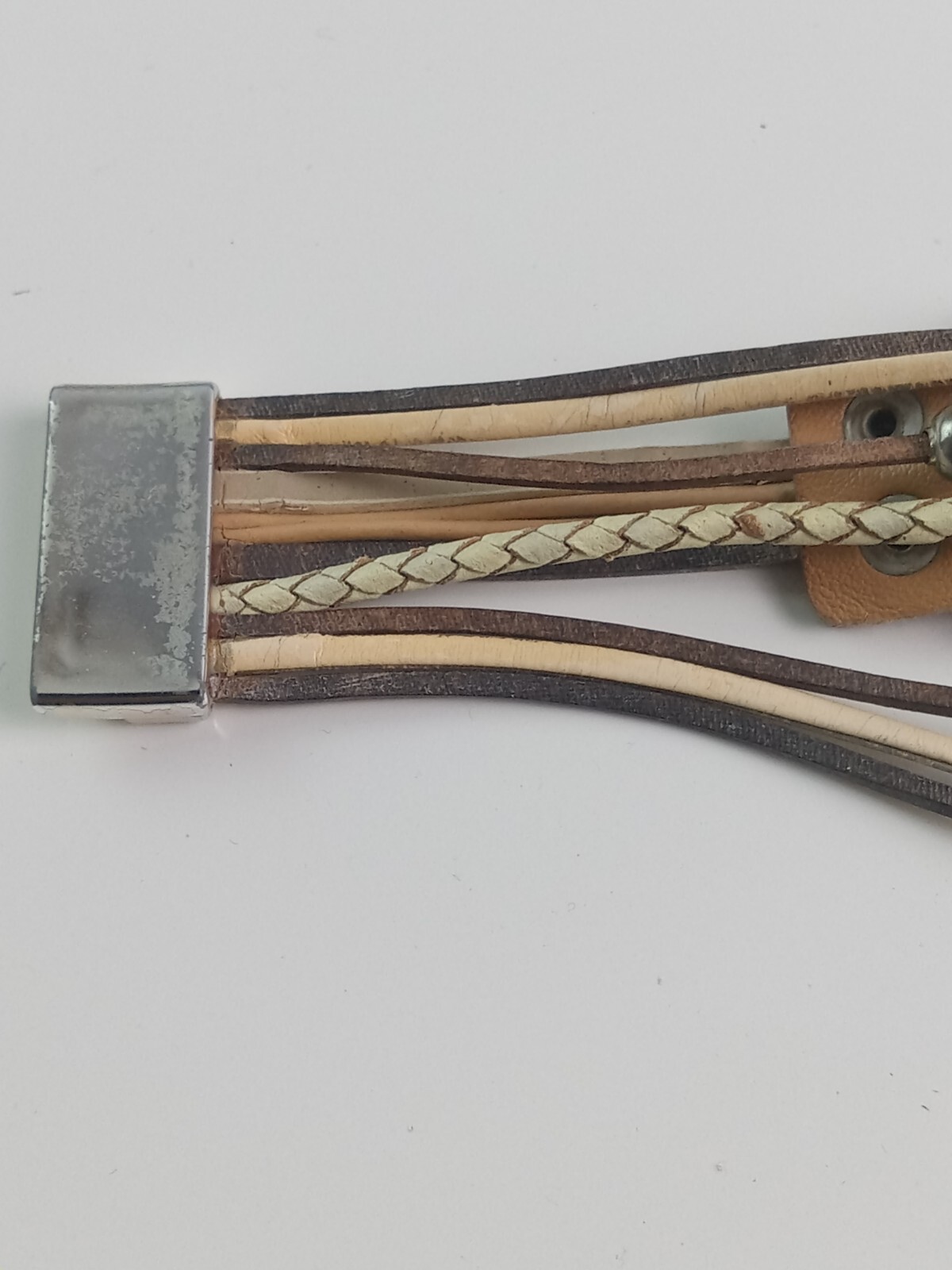 Multi-Layer Leather Wrap Bracelet Compatible With… - image 11