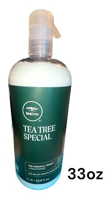 Tea Tree Special Conditioner, Detangles, Smooths Softens All Hair Types, 33.8 oz