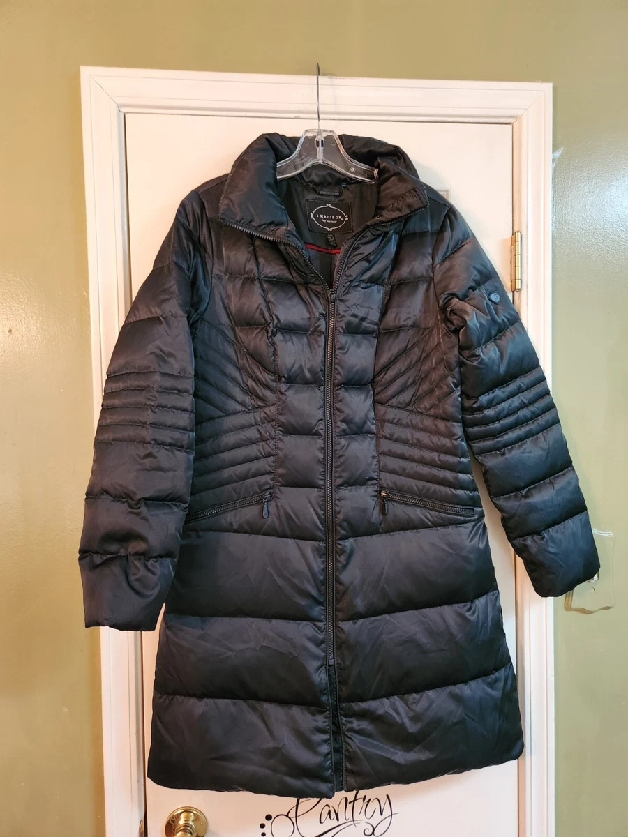1 Madison Luxe Outerwear Full Length Down Coat Size Small