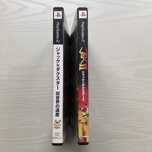 PS2 Jak X Daxter 1 Jak II Jak X Daxter set of 2 game set Japan - Picture 14 of 14