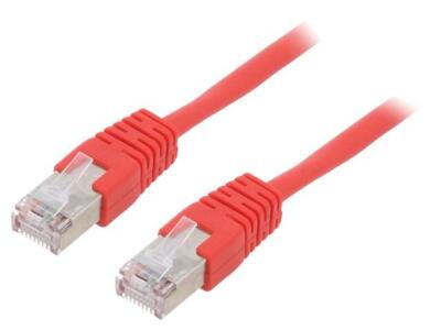 PP22-2M/R Patch cord F/UTP 5e Line CCA PVC grau L: 2m 26AWG geschirmt GEMBIRD