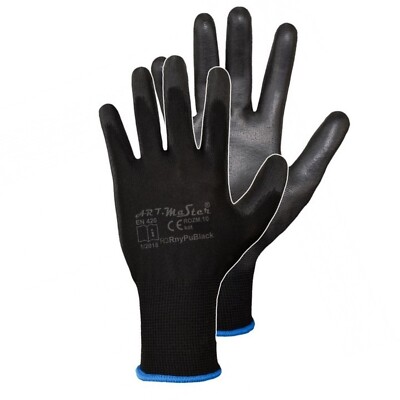 12 Paar Arbeitshandschuhe Montagehandschuhe Garten Mechanikerhandschuhe PU 7- 11