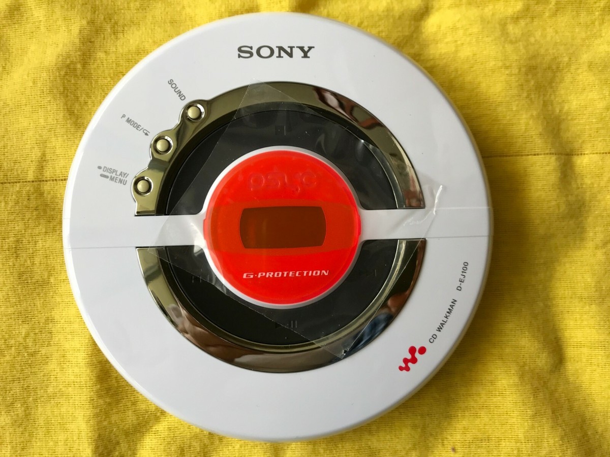 Sony D-EJ100PS Psyc Walkman Portable CD Player (White) | eBay
